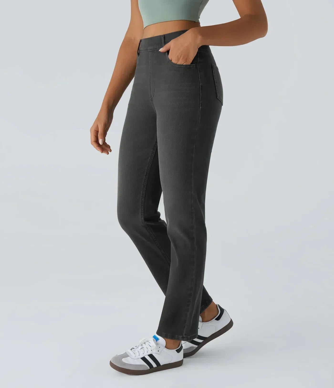 Lotte | Pantaloni elasticizzati e confortevoli a vita alta
