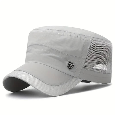 Miron - Cappellino Piatto In Rete Traspirante Ad Asciugatura Rapida