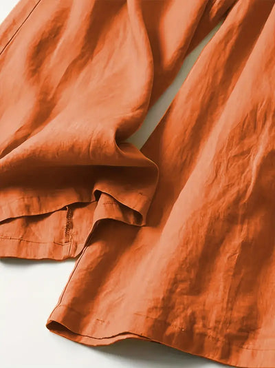 Anina - Pantaloni Larghi In Lino