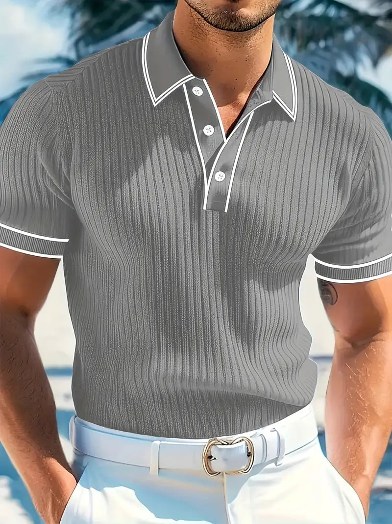 Orestis - Elegante Polo A Maniche Corte