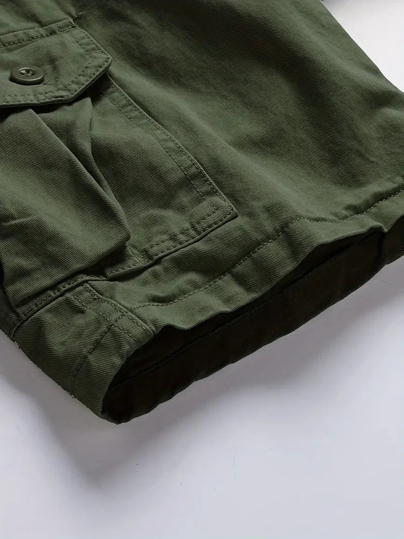 Mauro - Pantaloncini Eleganti Con Tasche Multipli