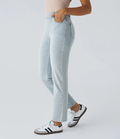 Lotte | Pantaloni elasticizzati e confortevoli a vita alta
