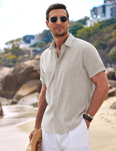 Neftali - Camicia Classica in Lino