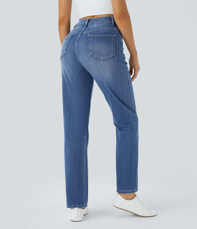 Lotte | Pantaloni elasticizzati e confortevoli a vita alta