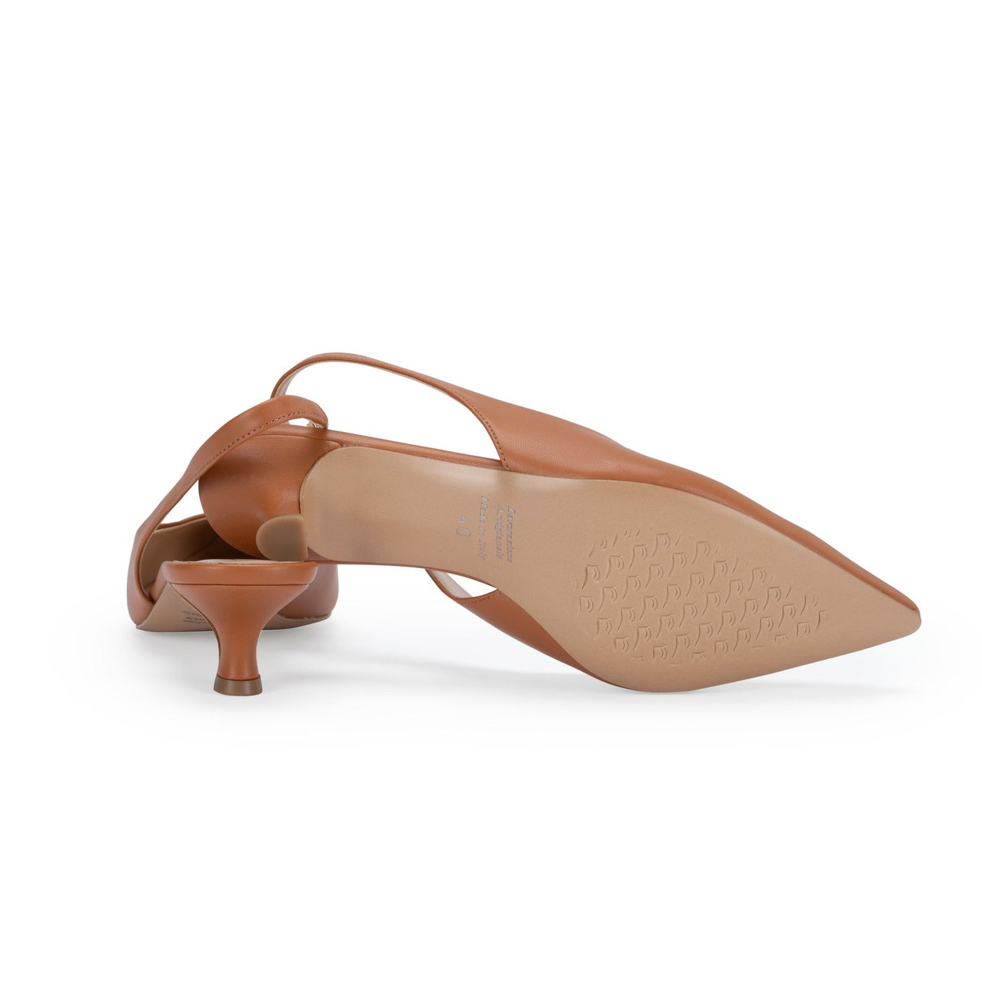 Scarpe con Tacco Basso Cuoio Stilovera™