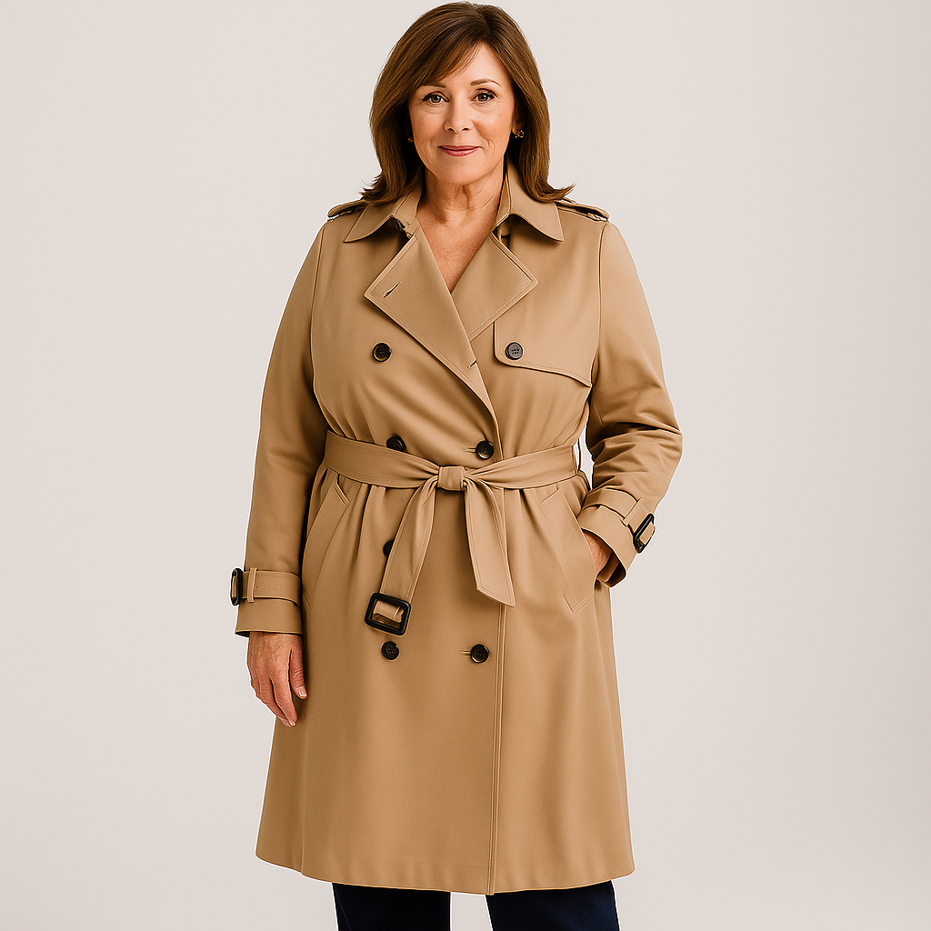 Heidi | Cappotto Trench Classico Donna | Funzionale e Stile