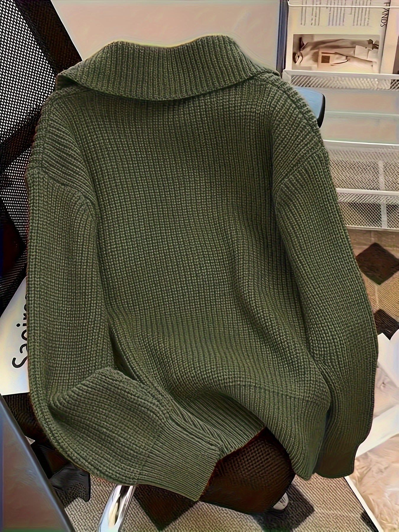 Amy - Maglione Casual a Maniche Lunghe