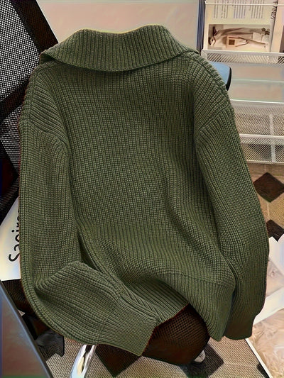 Amy - Maglione Casual a Maniche Lunghe