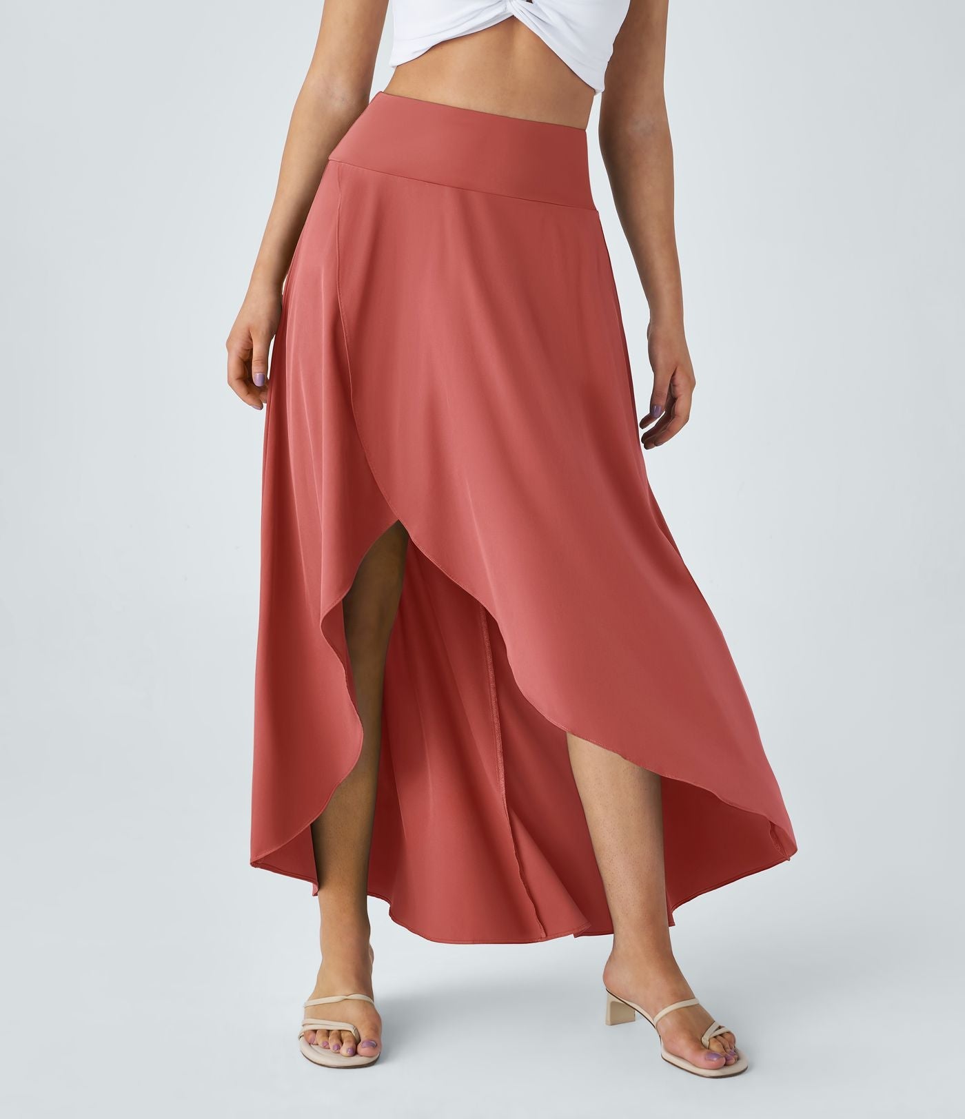 Arvenza™ | Gonna Maxi Con Spacco e Confortevole