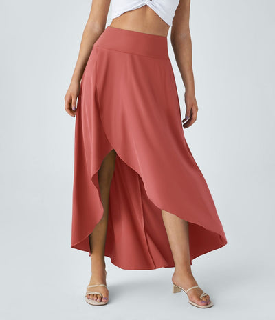 Arvenza™ | Gonna Maxi Con Spacco e Confortevole