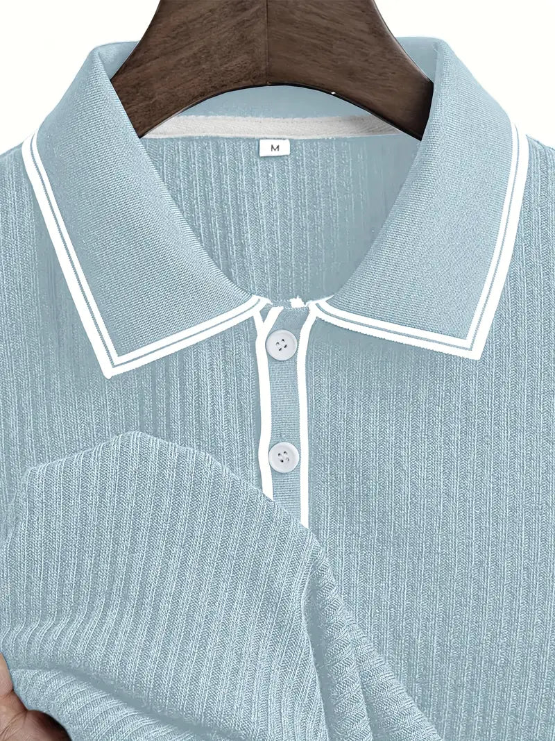 Orestis - Elegante Polo A Maniche Corte