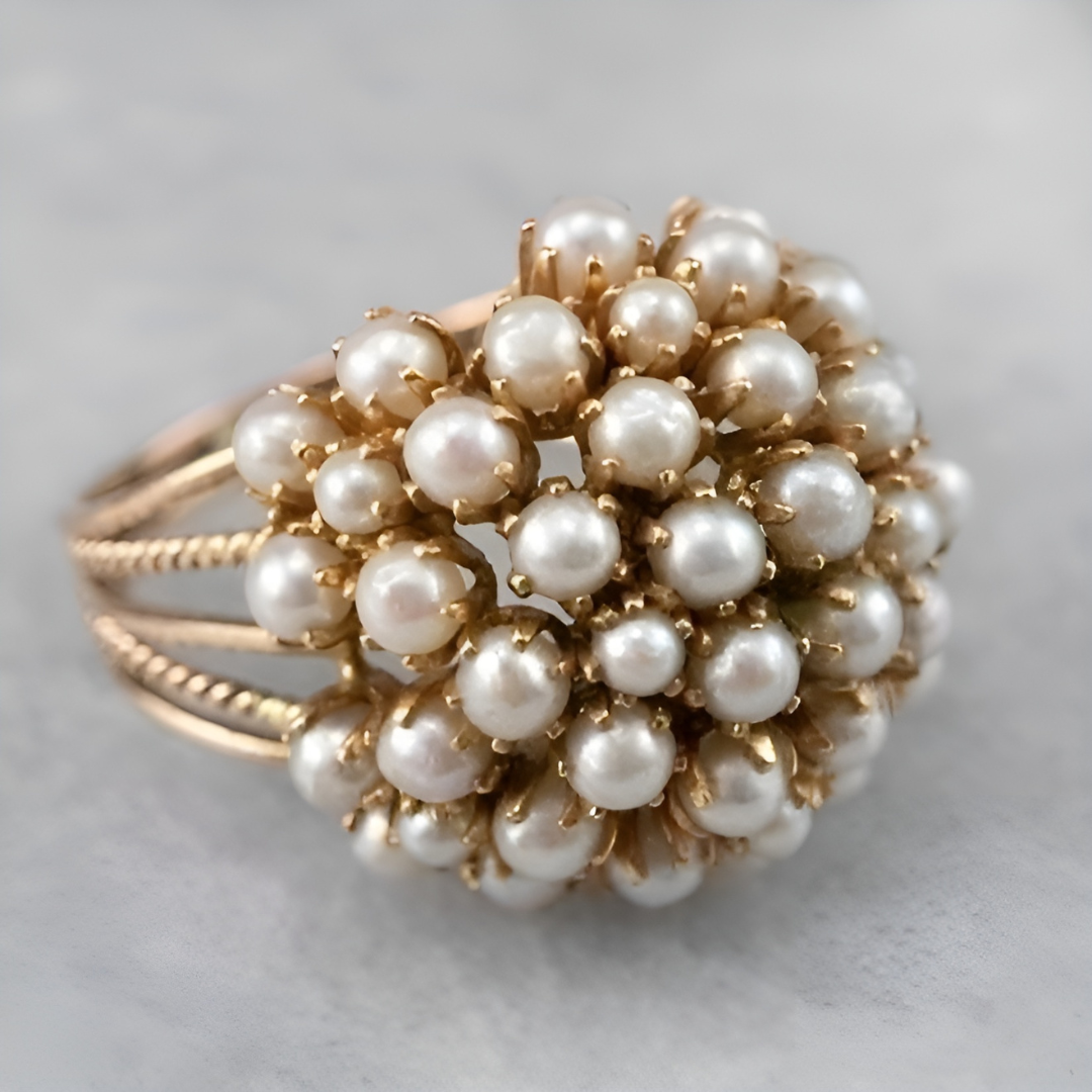 Sanja - Anello Elegante Con Perla Incastonata