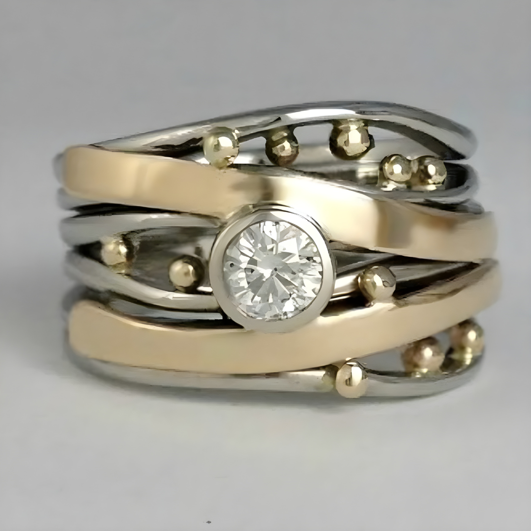 Natalija - Anello Vintage Taglia Oro