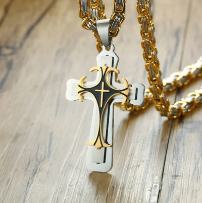 Templarcraft - Collana di Templari in Acciaio Inossidabile