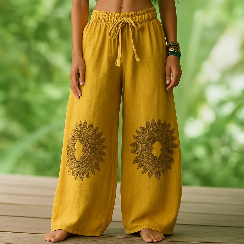 Jovie - Pantaloni Bohemien Casual Eleganti