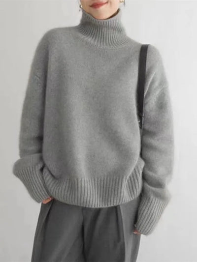 Alecia | elegante maglione a collo alto