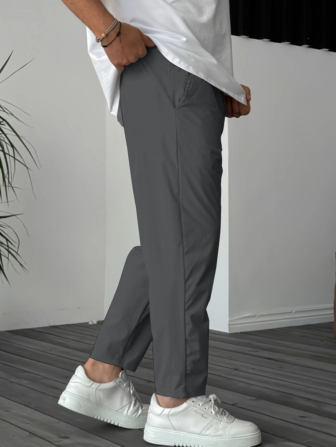 Blewett - Eleganti Pantaloni Affusolati Con Coulisse