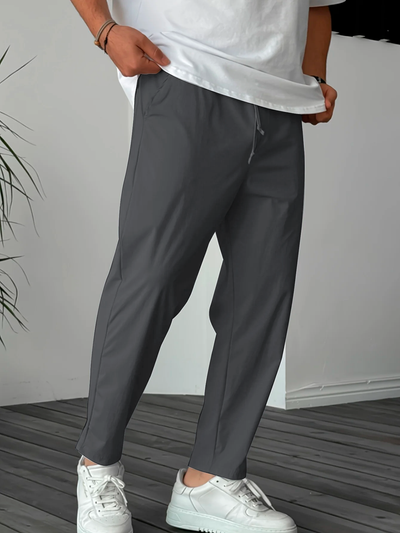 Blewett - Eleganti Pantaloni Affusolati Con Coulisse