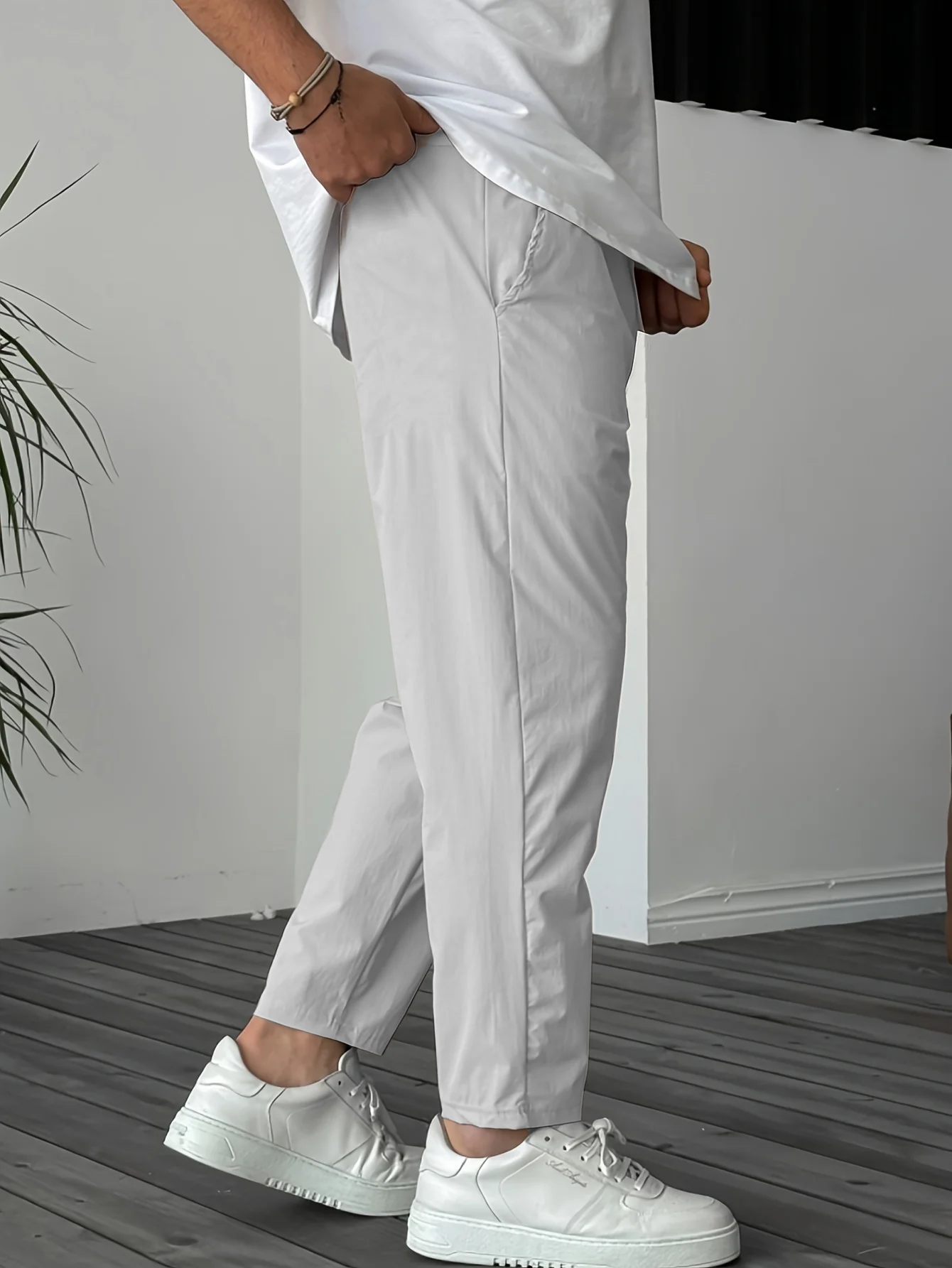Blewett - Eleganti Pantaloni Affusolati Con Coulisse