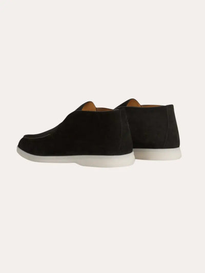 Mocassini in Suede - Nero Profondo