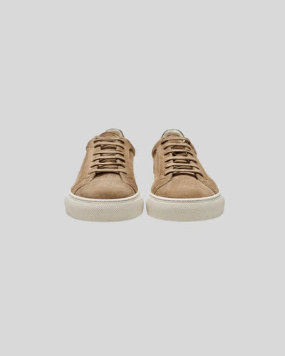 Sneakers Oxford in Pelle - Khaki