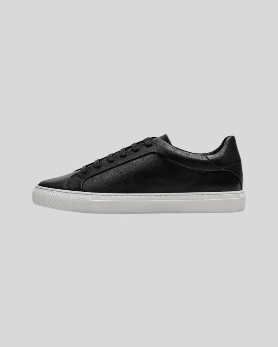 Sneakers Oxford in Pelle - Nero