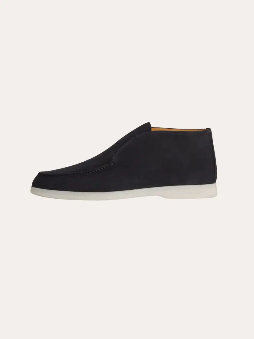 Mocassini in suede – Blu Navy
