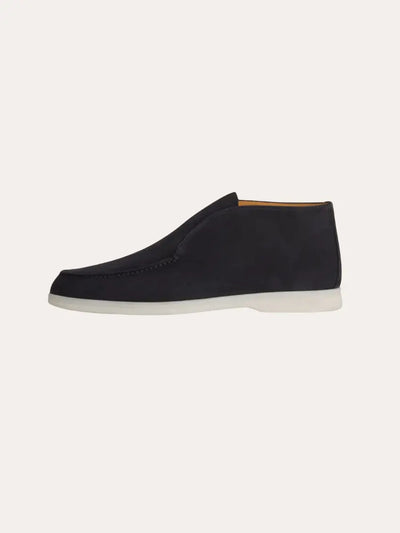 Mocassini in suede – Blu Navy