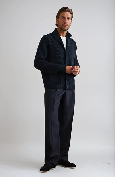 Mocassini in suede – Blu Navy