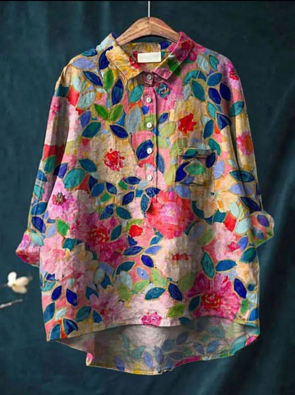 Elena – Camicia a Fiori