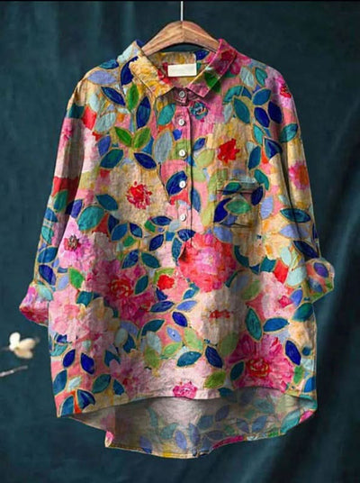 Elena – Camicia a Fiori