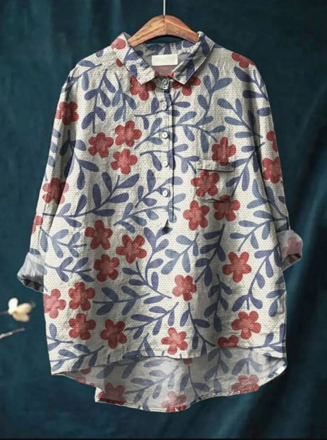 Elena – Camicia a Fiori
