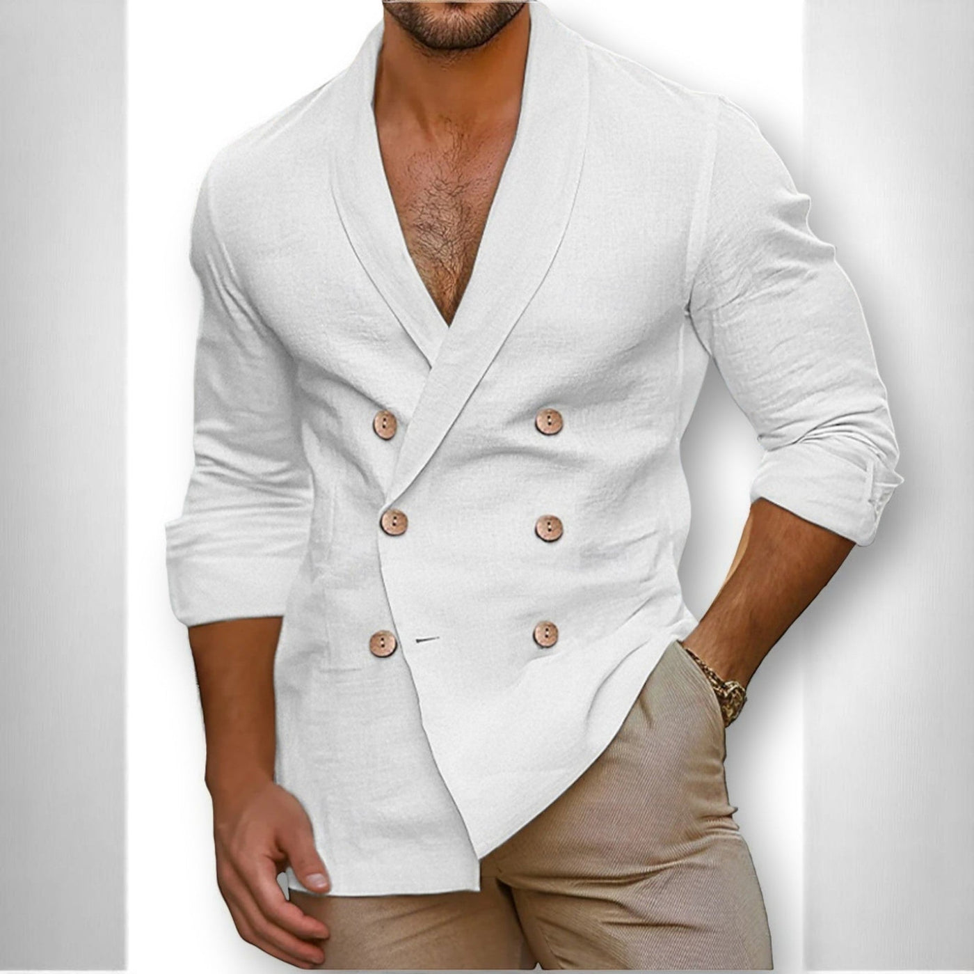 Milorad - Camicia Casual Doppiopetto