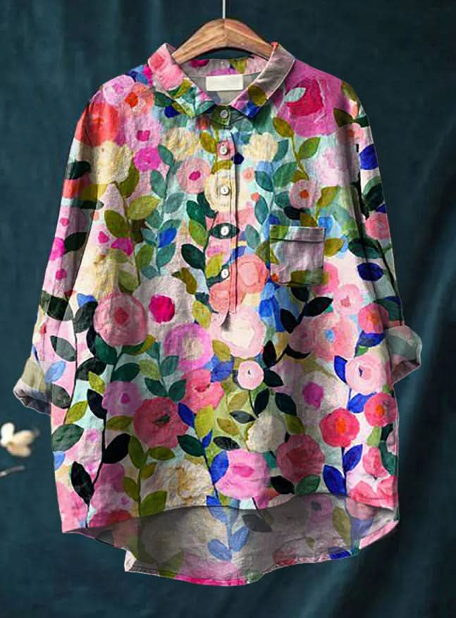 Elena – Camicia a Fiori