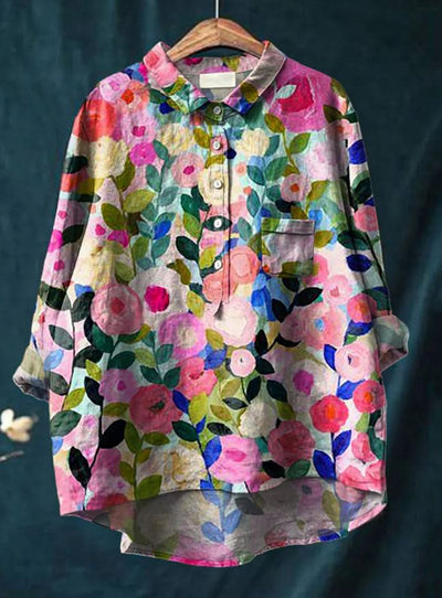 Elena – Camicia a Fiori