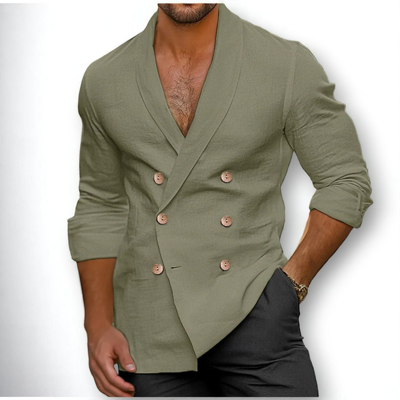 Milorad - Camicia Casual Doppiopetto
