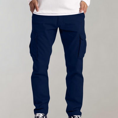 Hansjörg - Pantaloni Cargo Leggeri Con Tasche