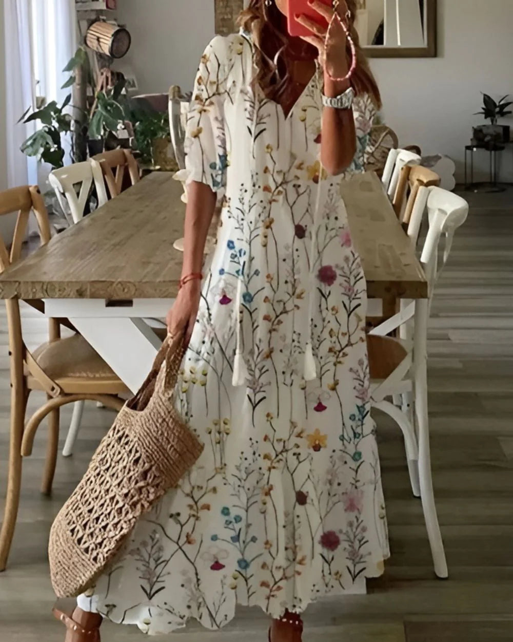 Viana - Abito casual elegante in stile boho
