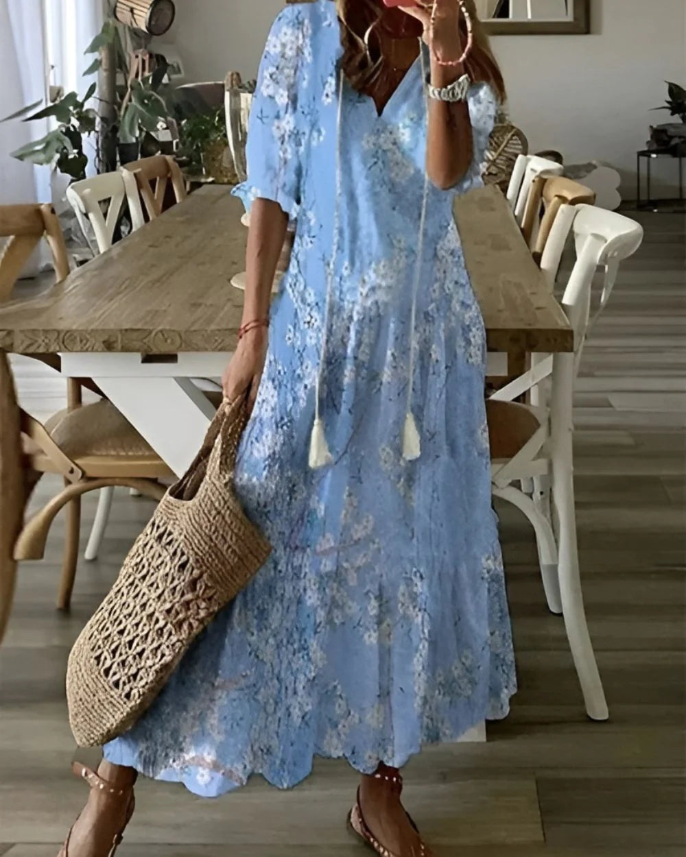 Viana - Abito casual elegante in stile boho