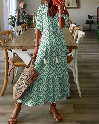 Viana - Abito casual elegante in stile boho