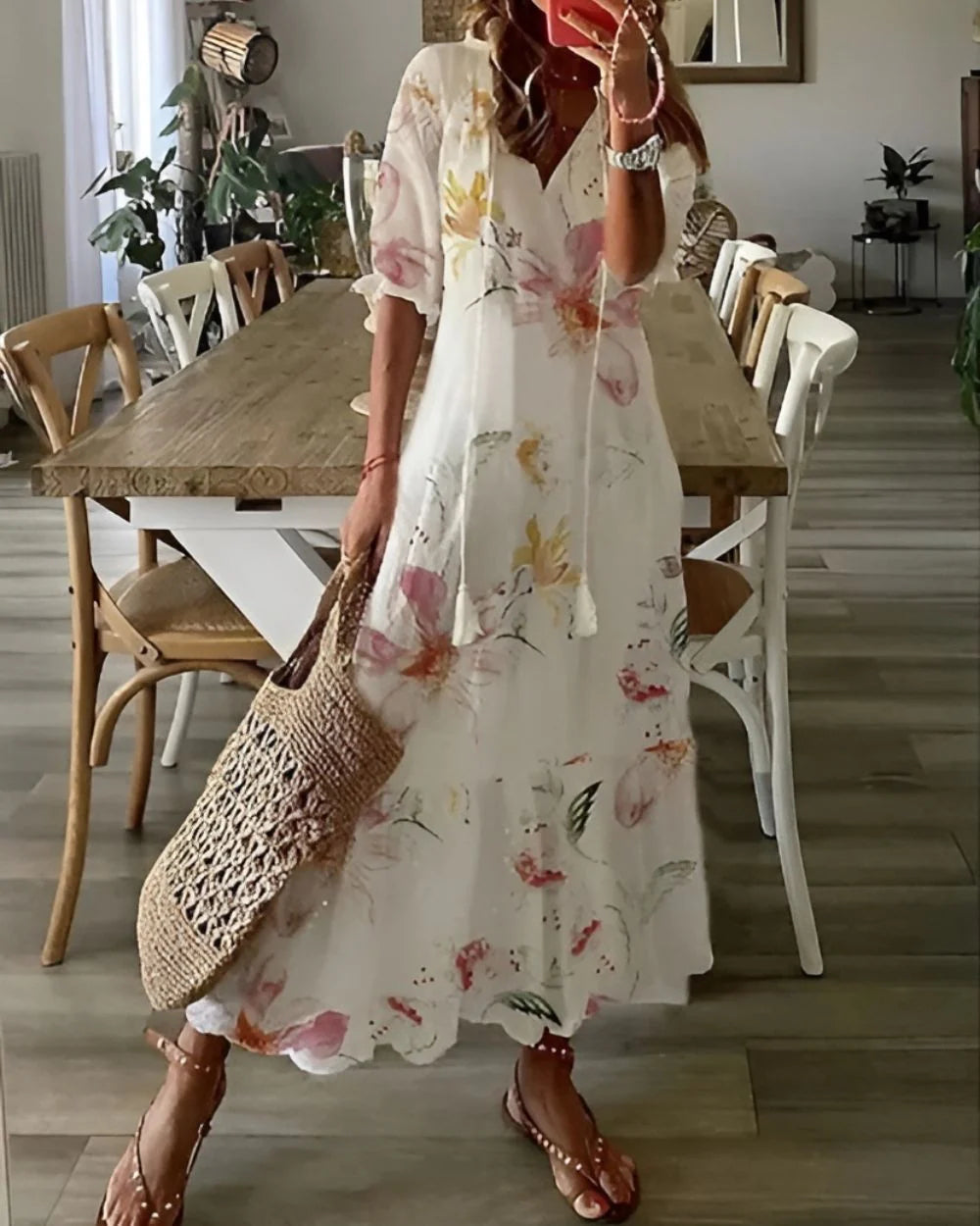 Viana - Abito casual elegante in stile boho