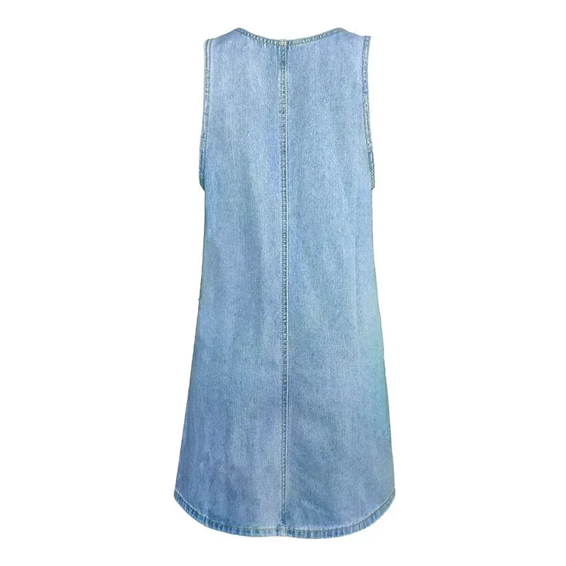 Trixie - Abito casual elegante in denim