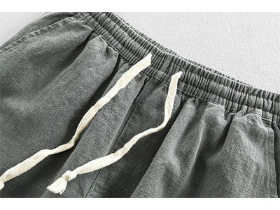 Leo - Pantaloncini Casuale In Lino