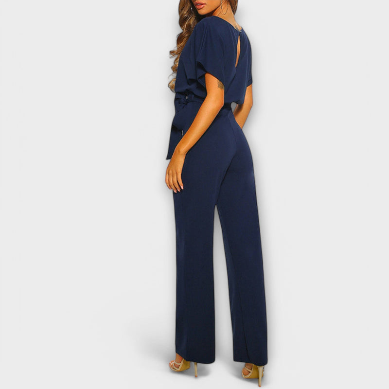Salihe - Elegante Tuta A Maniche Corte