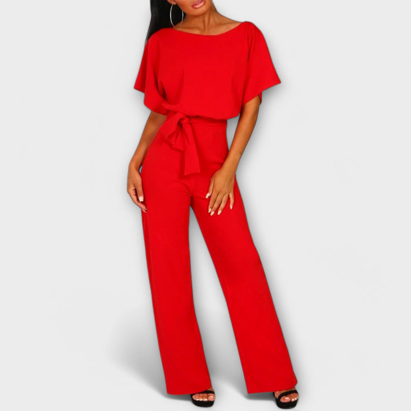 Salihe - Elegante Tuta A Maniche Corte