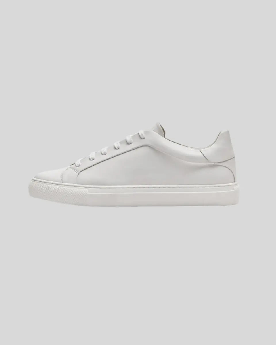 Sneakers Oxford in Pelle - Bianco