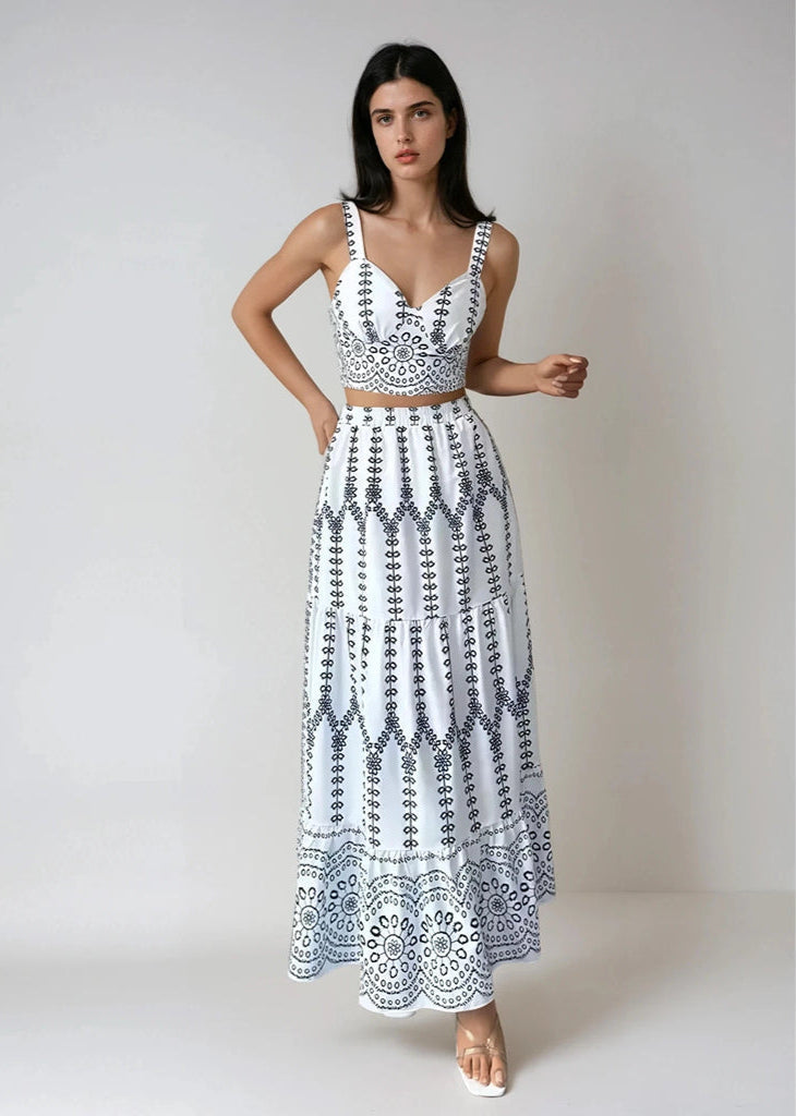 Veyda - Elegante completo due pezzi casual