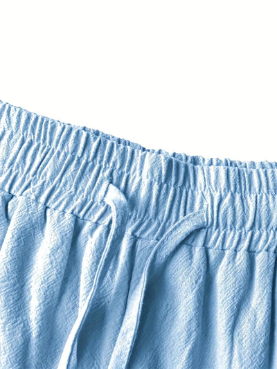 Callan - Pantaloncini Casual In Lino Con Tasca