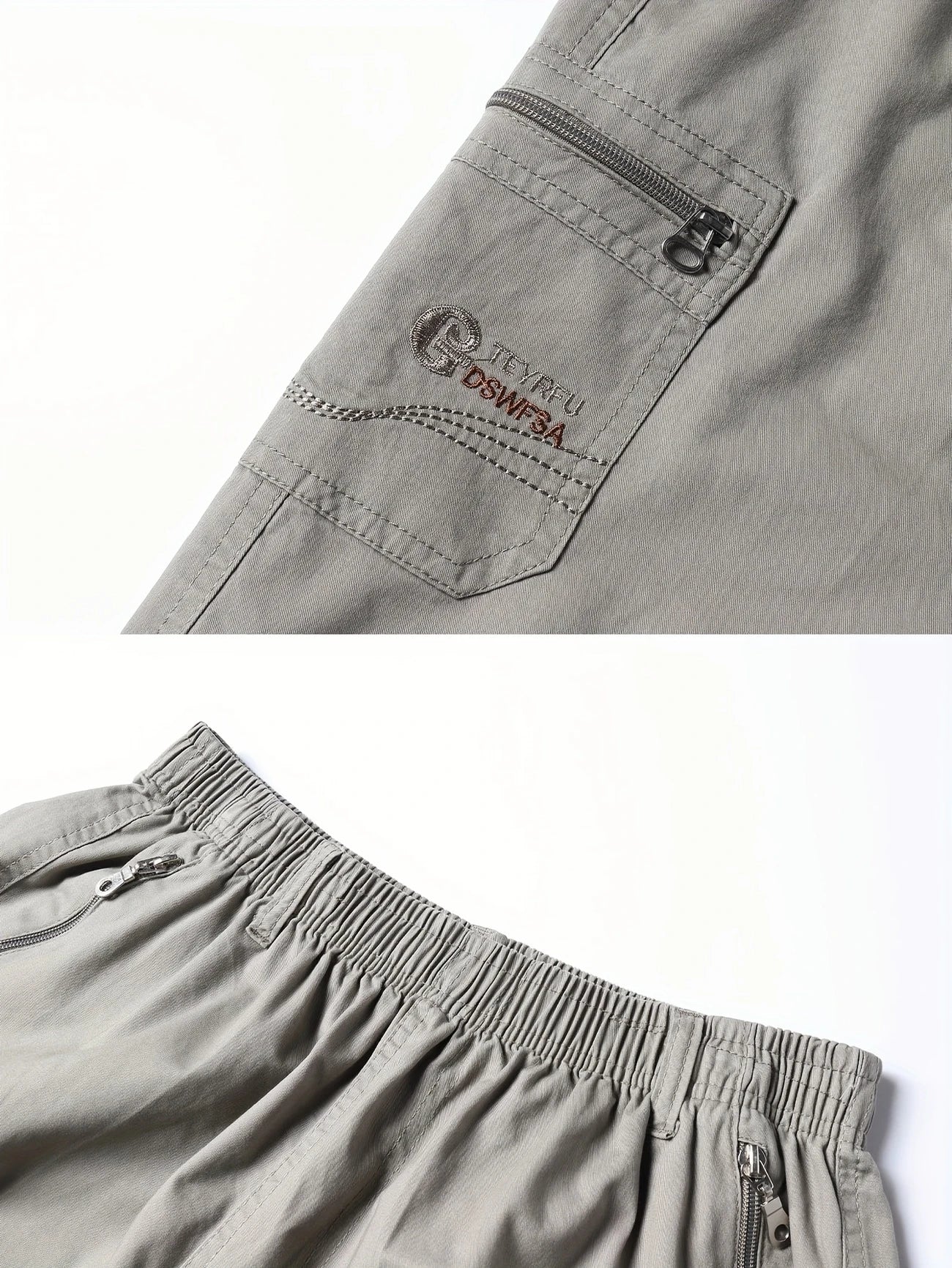 Fedde - Pantaloncini Cargo Leggeri Con Tasca