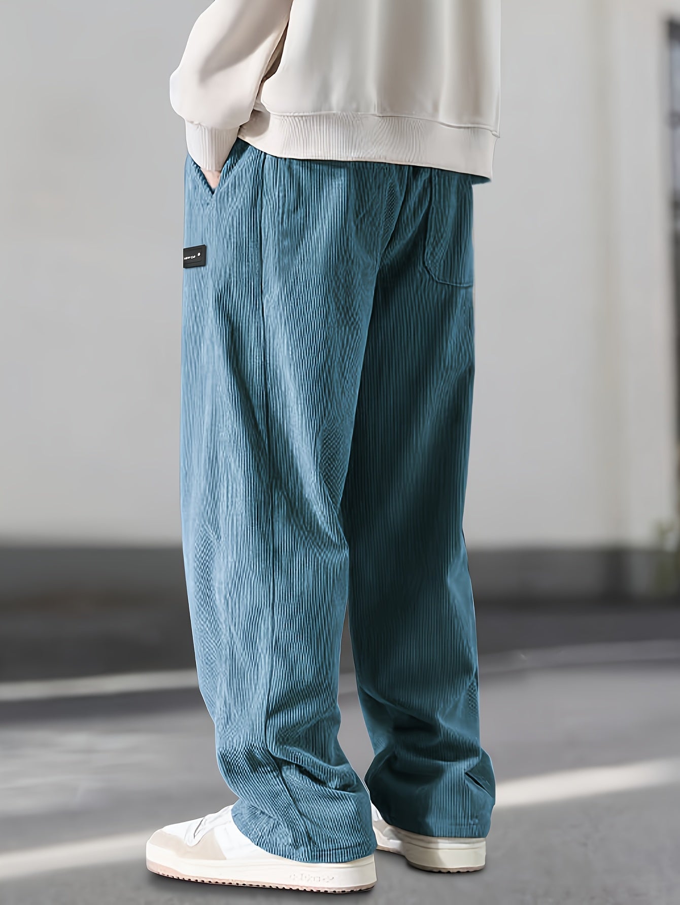 Asher - Pantaloni Gamba Dritta Con Coulisse Vita